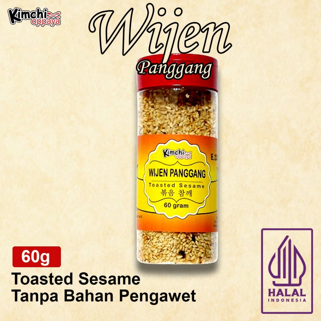 

Biji Wijen Panggang 60 Gram / Sesame Seeds Roasted Korea 60 Gram BIJI WIJEN PANGGANG 50 GRAM