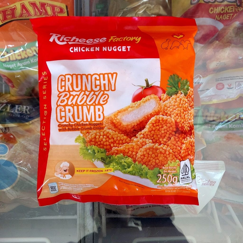 

Richeese Chicken Nugget Crunchy Bubble Crumb 250gr