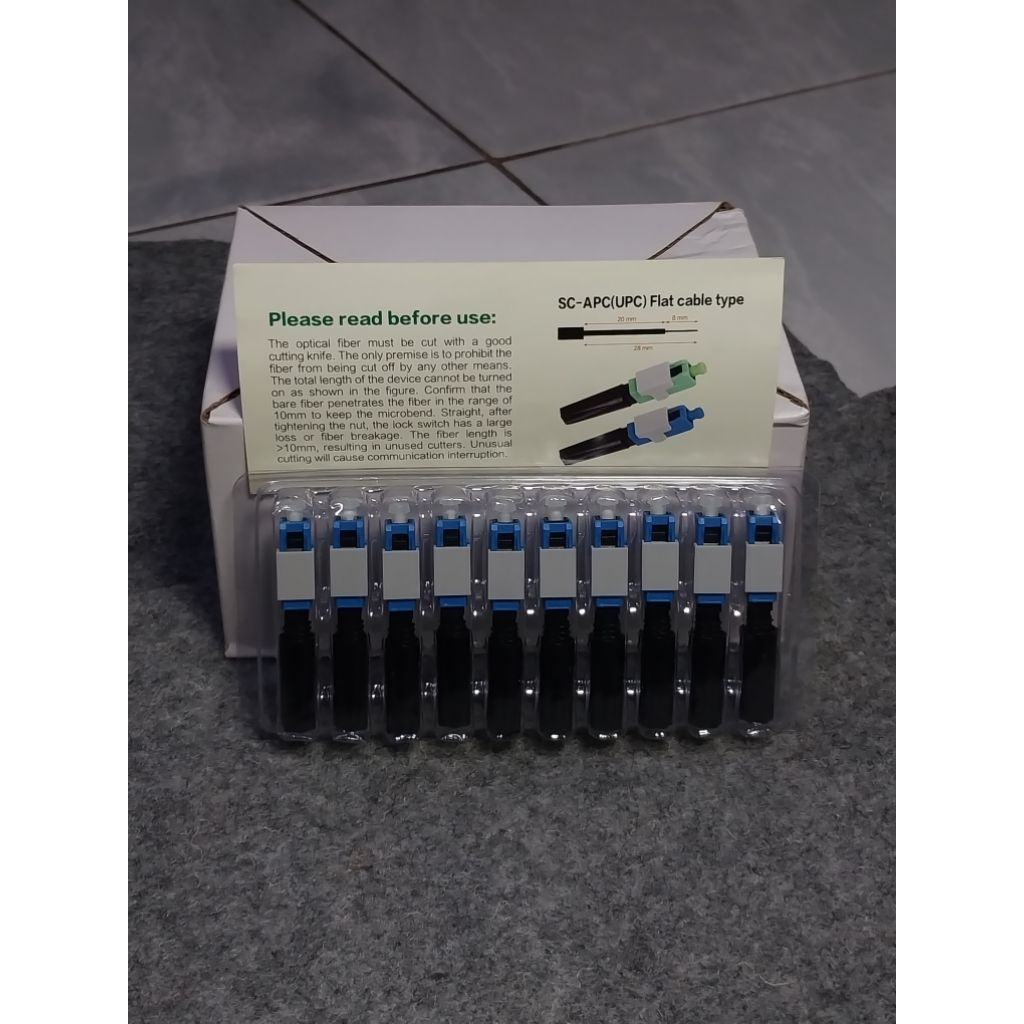 FAST CONNECTOR SC/UPC-H10 ANTI GAGAL [ Bukan Buaya ]