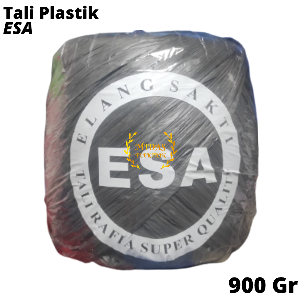 

Esa Tali Plastik Rafia Roll Besar Hitam Ukuran 900 Gram