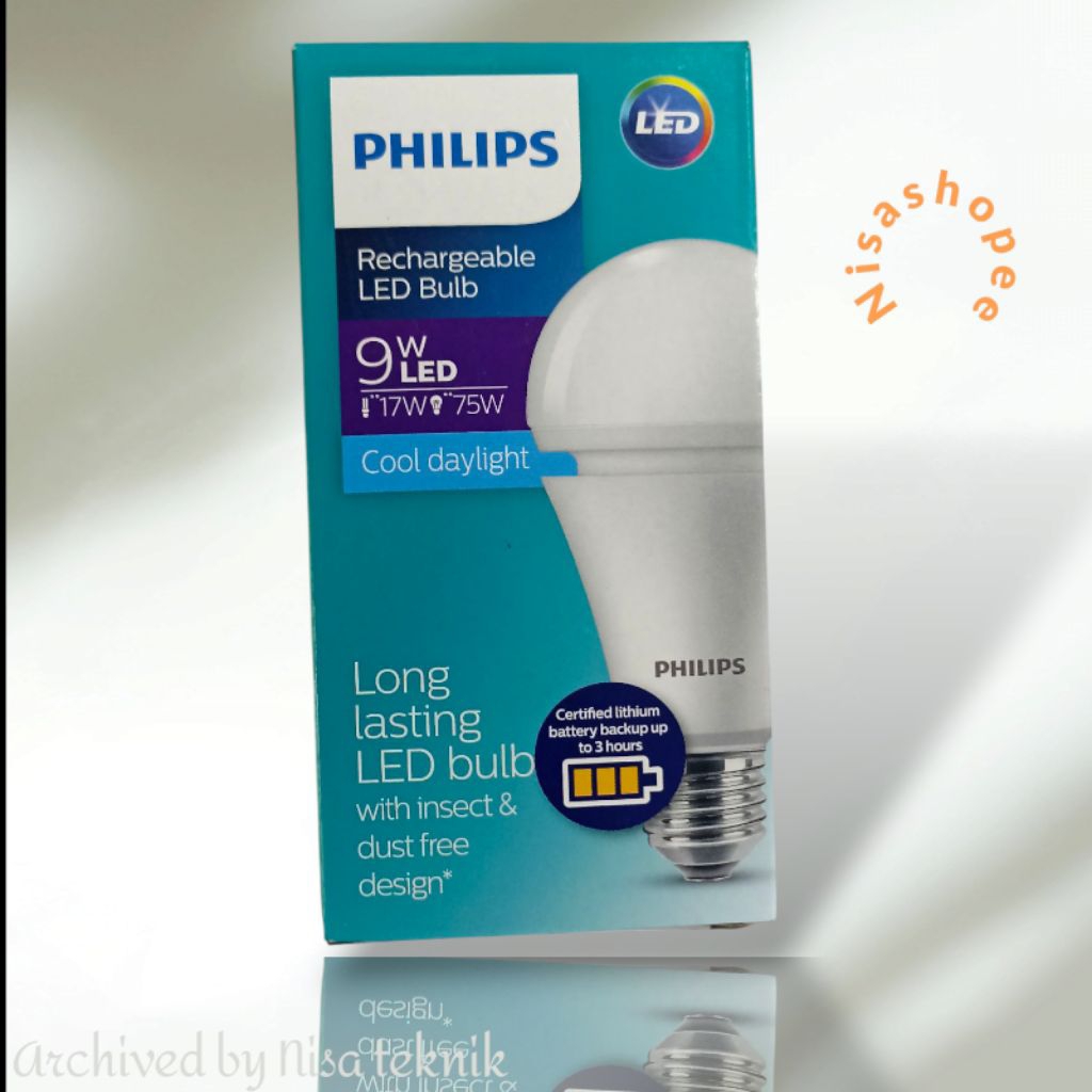 philips lampu emergency 9w