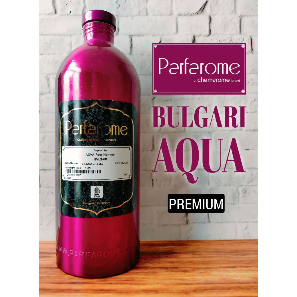 BULGARI AQUA BY PARFAROME (PREMIUM) - BIBIT PARFUM KEMASAN SEGEL KALENG 1 KG (ORIGINAL)