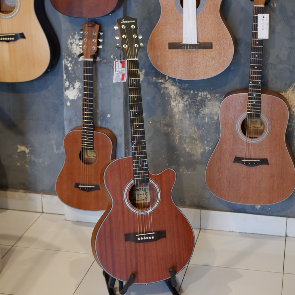 Gitar Akustik Scorpion Sa50C Gitar Scorpion Original Gitar Akustik Scorpion