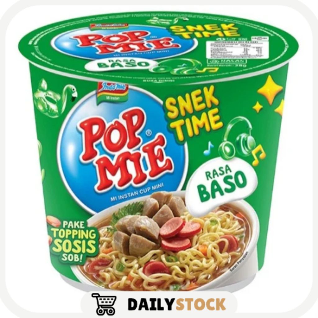 

Pop Mie Mini Rasa Baso 38gr Snek Time