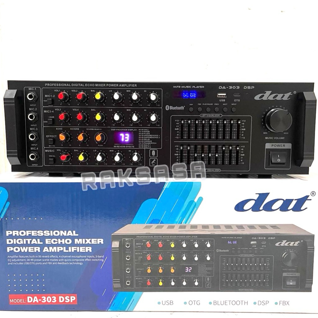 Power amplifier DAT DA 303 original dat da303 real pict