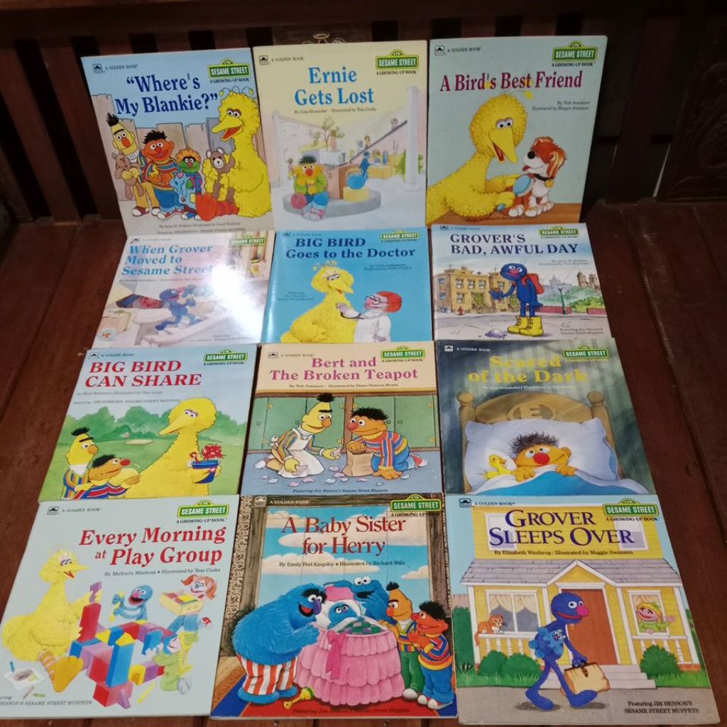 A GOLDEN BOOK SESAME STREET A GROWING UP BOOK