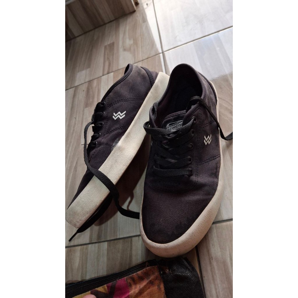 Sepatu Geoff Max Ethan Hitam Second size 43