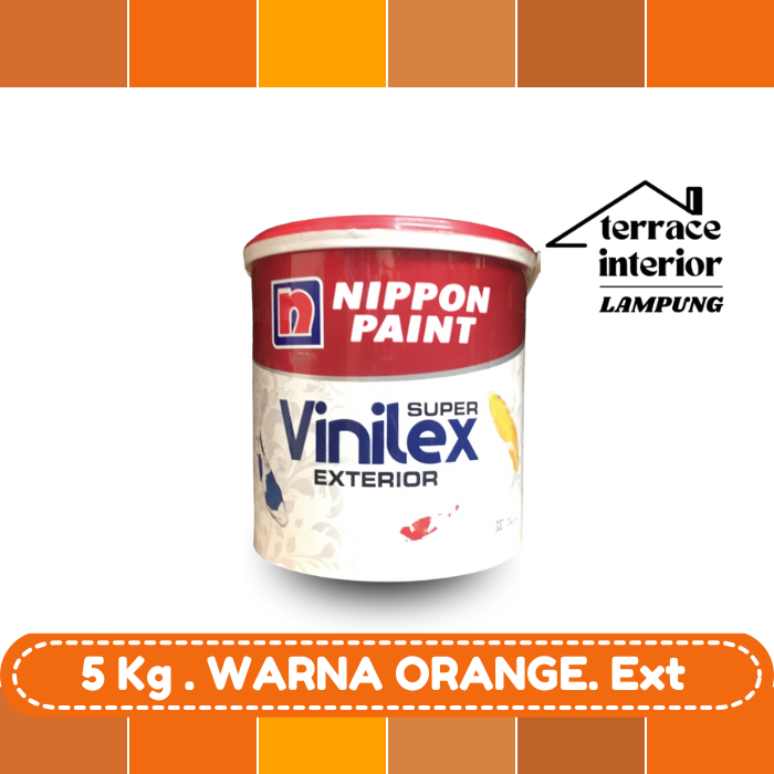 Cat Tembok Vinilex Exterior Orange 5 Kg