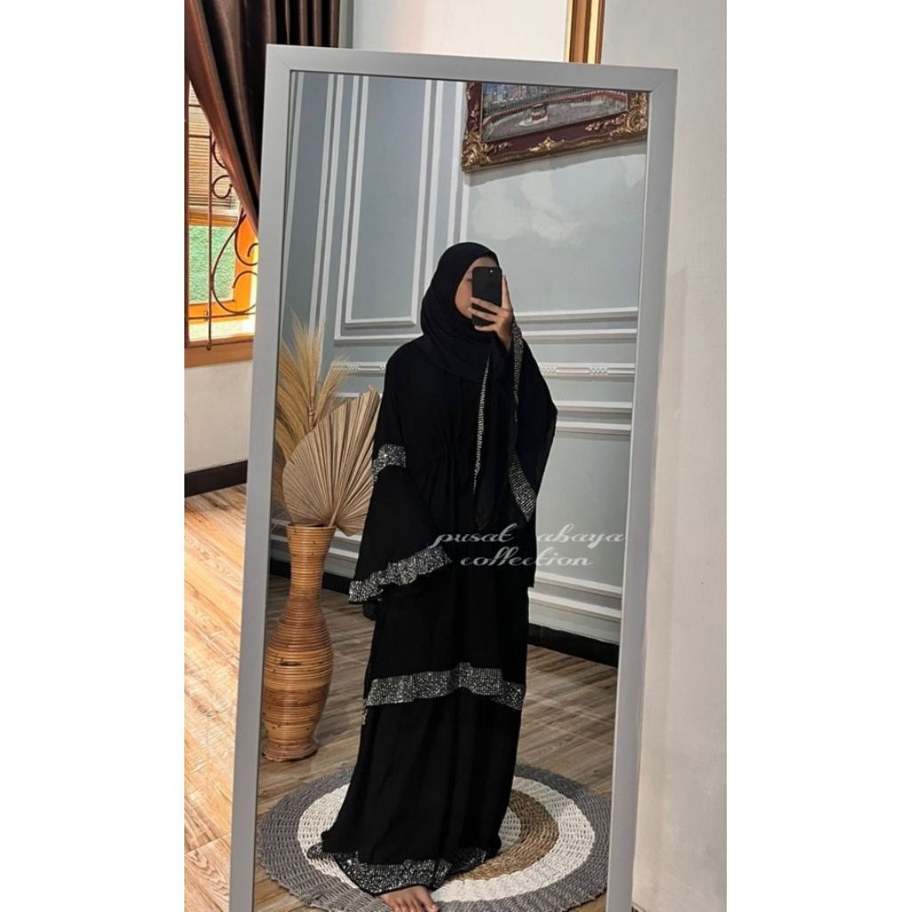 Abaya haruna abaya arab saudi -abaya terbaru dan kekinian- abaya arab saudi- busana muslim