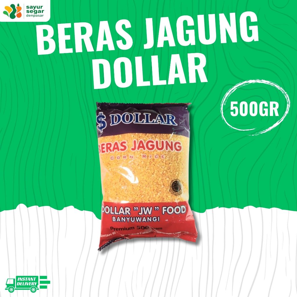 

Beras Jagung Dollar 500gr - Sayur Segar Denpasar