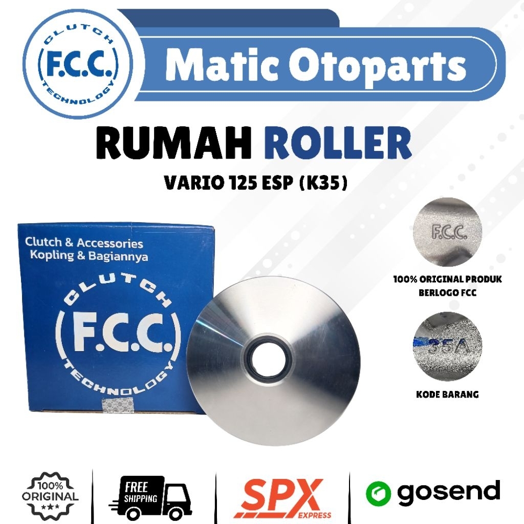 RUMAH ROLLER VARIO 125 LED NEW ESP FI K35 (FCC)