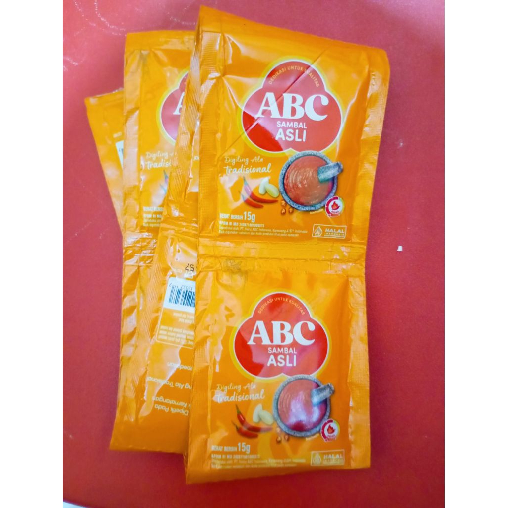 

Sambal ABC renceng isi 10/15g