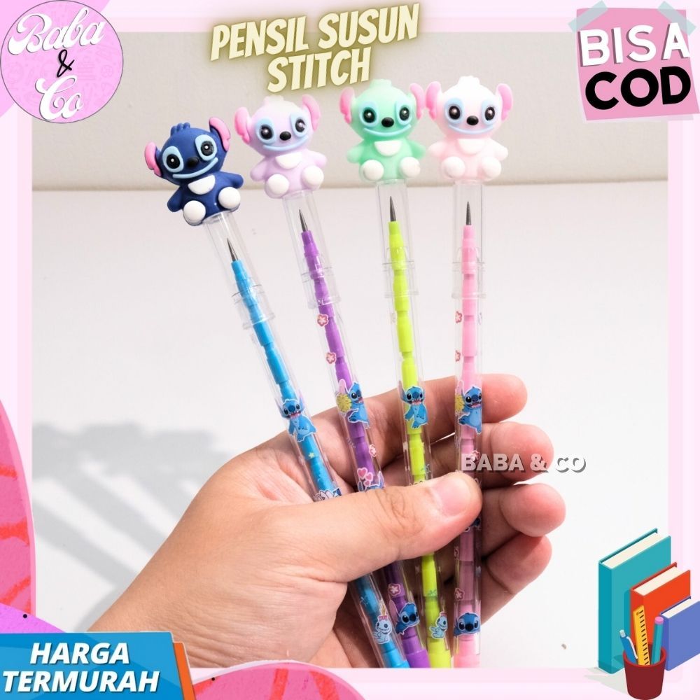 

PENSIL SUSUN STITCH PENSIL PELURU PELOR STITCH SERIES ALAT TULIS SEKOLAH PENSIL BENSIA STITCH LILO IMUT UNIK COD PENSIL ISI ULANG MOTIF STITCH LILO WARNA WARNI