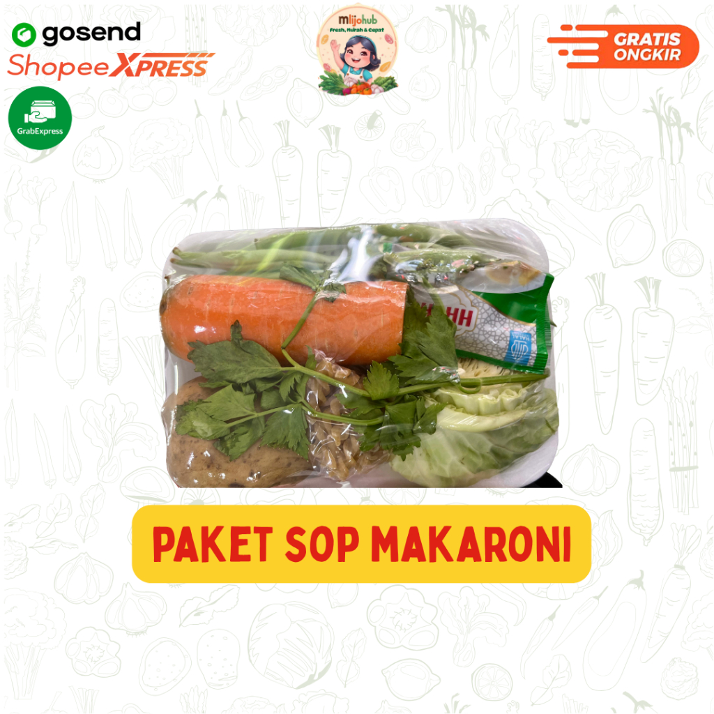 

Paket Sop Makaroni - Pengiriman Instan - Fresh Mlijohub Malang