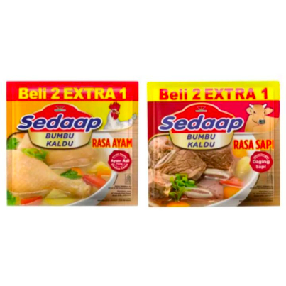

Bumbu Sedap Rasa Sapi dan Ayam Sachet Bumbu Penyedap Masakan Praktis