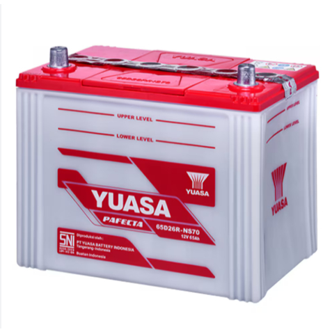 Aki Mobil Basah Yuasa NS70 – Model 65D26R-NS70 Kapasitas 65Ah