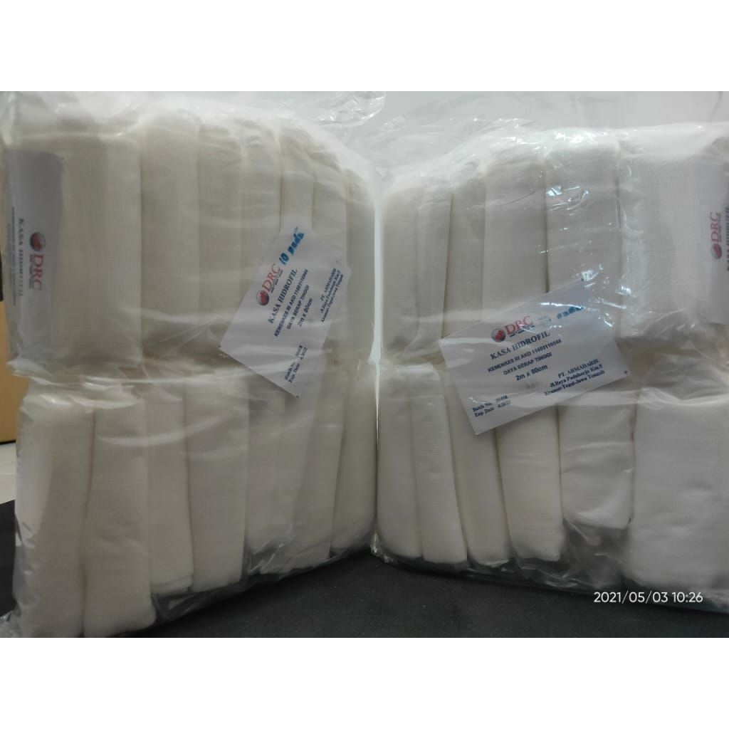 Kasa Hidrofil Lipat Tebal 2M x 80cm DRC