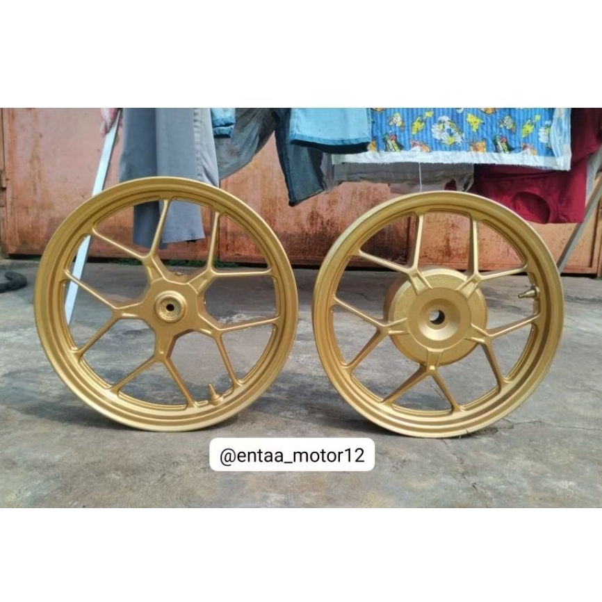 VELG SEPASANG VARIO 150 OLD, VARIO 125, ORIGINAL HONDA COPOTAN