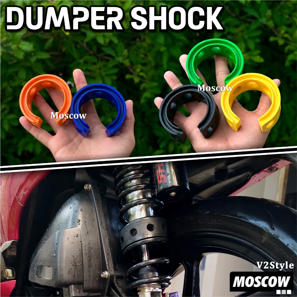 DUMPER SHOCK MOTOR PNP KARET VARIASI DAMPER PEREDAM SHOCKBREAKER BELAKANG MATIC BEBEK MOGE SPORT LEX