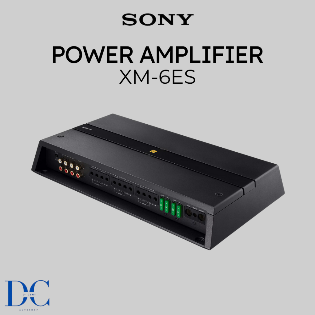 Power Amplifier Mobil SONY XM-6ES - 6 Channel - SONY Amplifier Mobil - Audio Mobil - 100% Original
