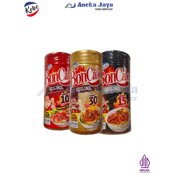

BonCabe Bubuk Cabai Kering Pedas Level 10/15/30 | Sambal Tabur Original