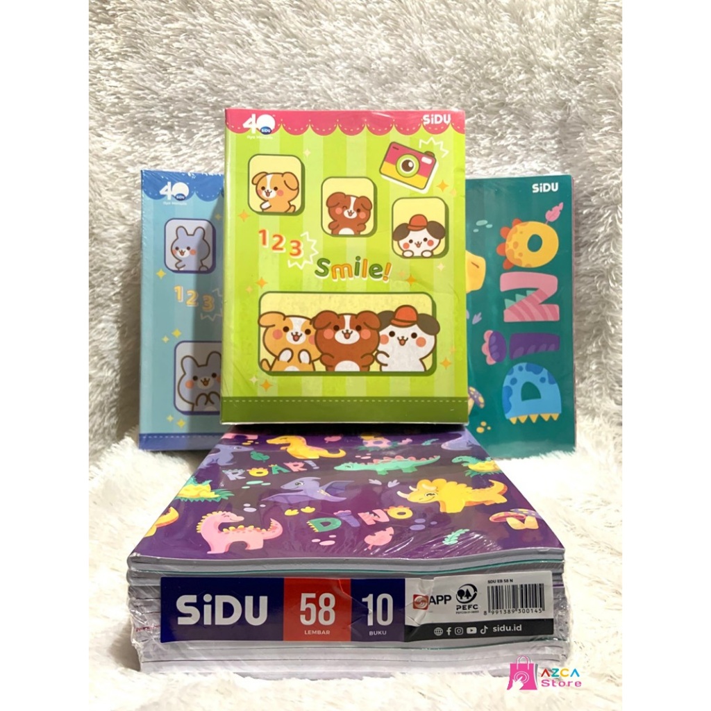 

SIDU Buku Tulis Isi 58 Lembar 1 Pack 10