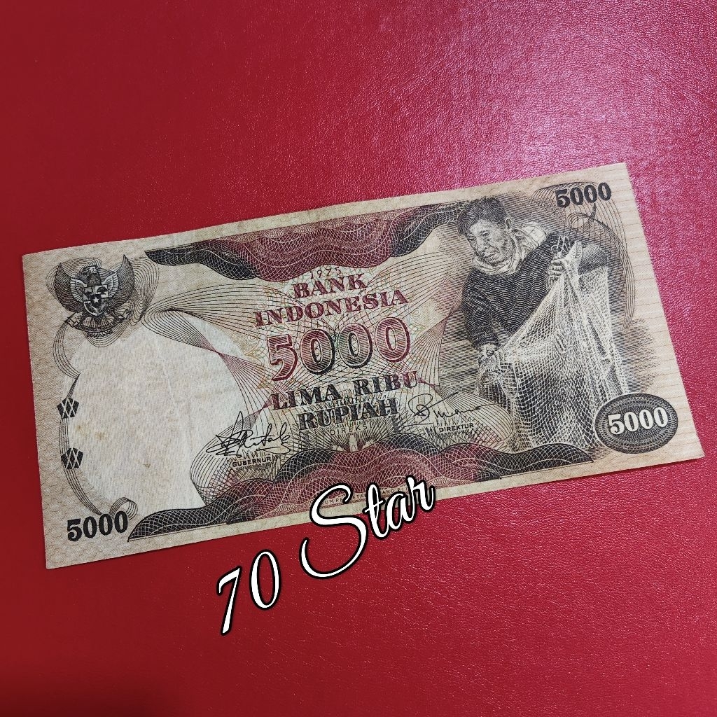 Penjala 5000 Rupiah tahun 1975