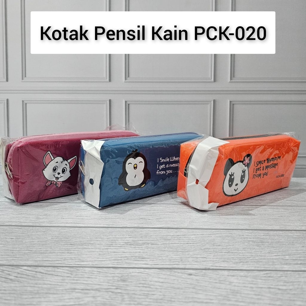 

Kotak Pensil Kain PCK-020, Tempat Pensil Kain Murah
