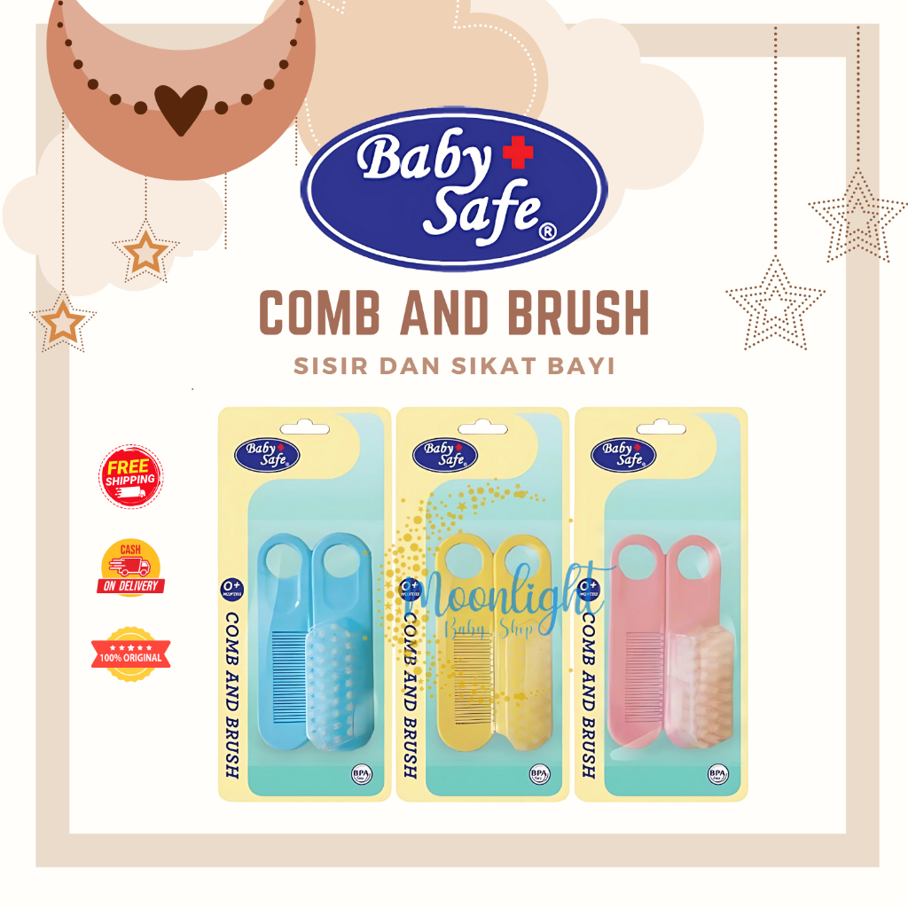 Sisir Dan Sikat Bayi  Baby Safe