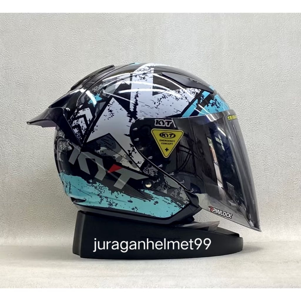 Helm Half face KYT Galaxy Motif Paket Ganteng