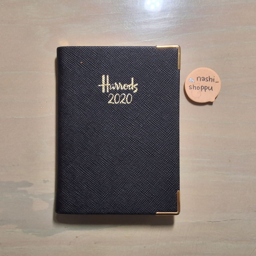 

Harrods UK Buku Kulit Leather Notebook Souvenir Agenda Planner 2020