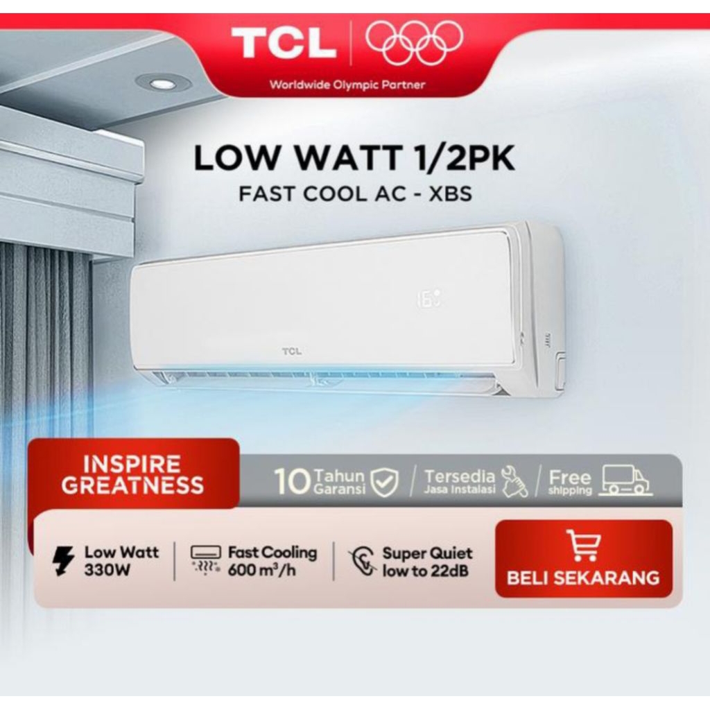 AC TCL 1/2PK LOWWATT TAC-05CSD AC TCL 0.5PK AC TCL 1/2 PK
