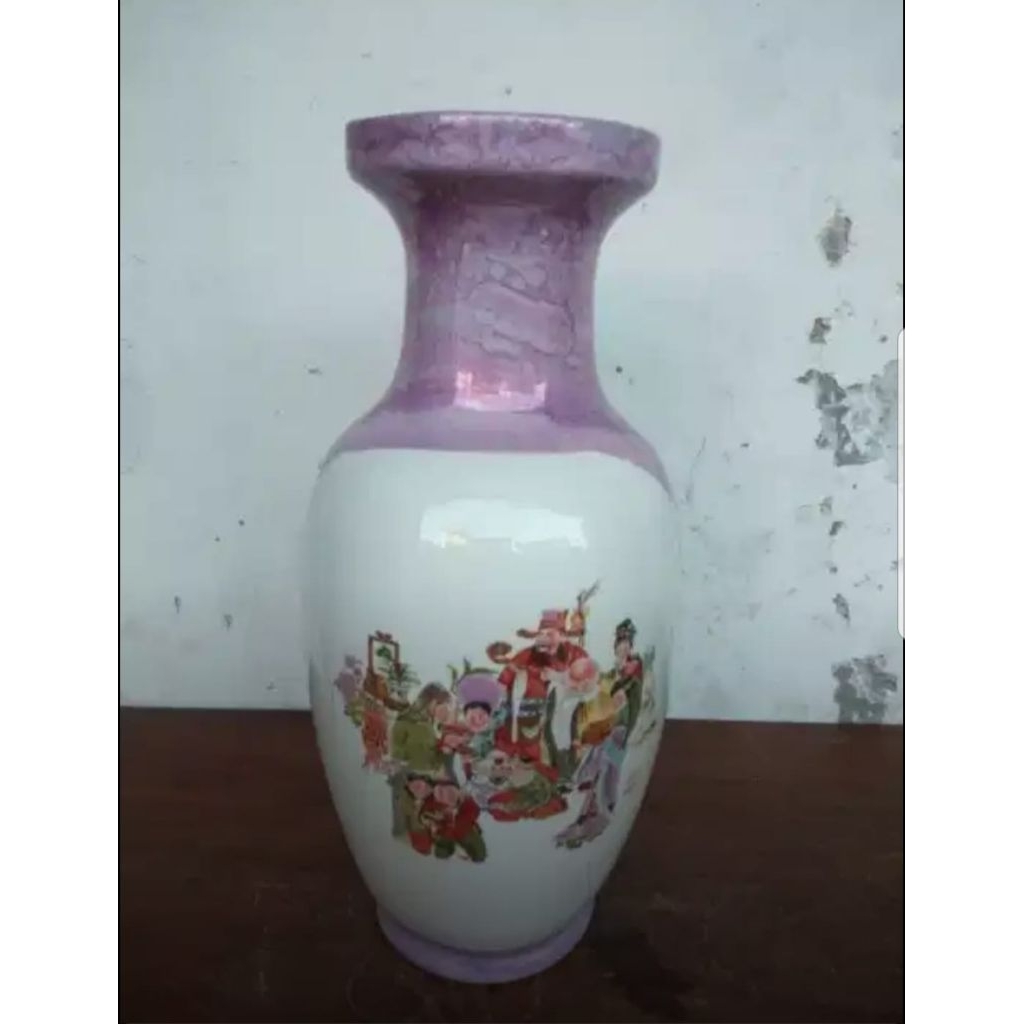 guci antik cina tinggi 36 cm