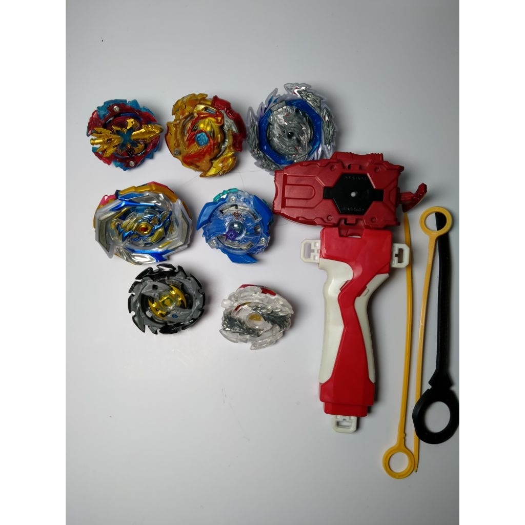 Beyblade Original Tomy LAUNCHER TAKE ALL LOOSE SECOND