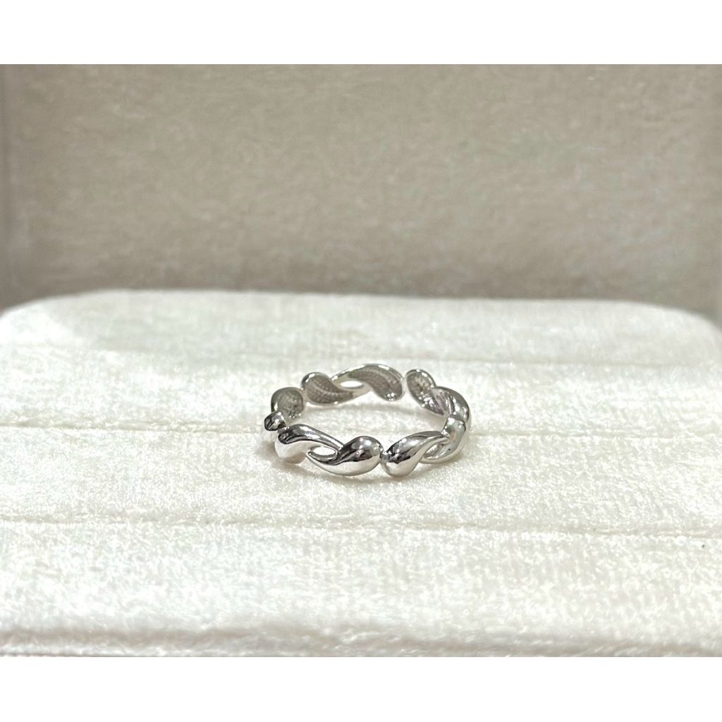 Cincin Emas Putih Bott*ga 17k