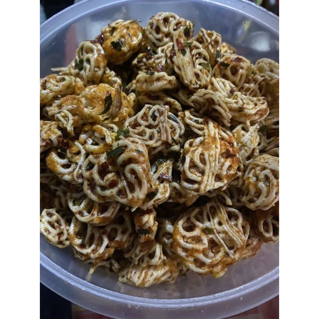 

Kerupuk Mawar Pedas Asin Daun Jeruk Kerupuk Rafael