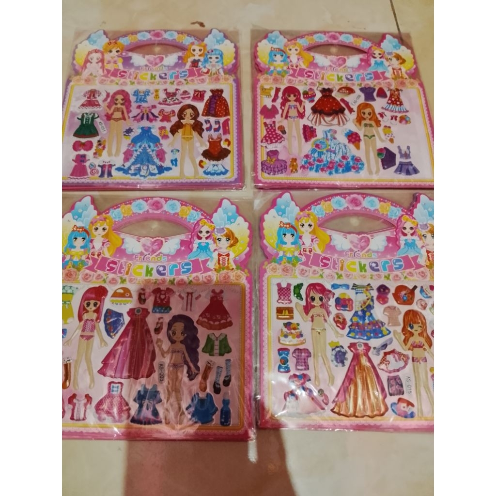 

stiker baju/stiker dress up timbur/stiker cwe