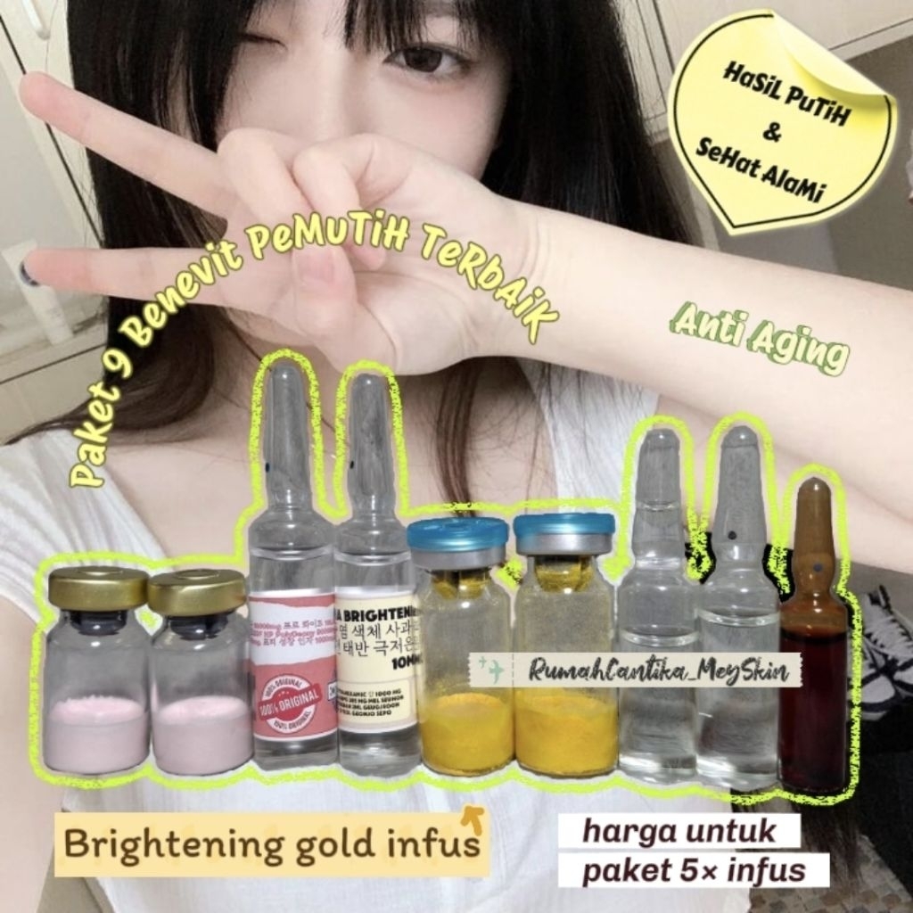Brightening gold whitening infus/booster