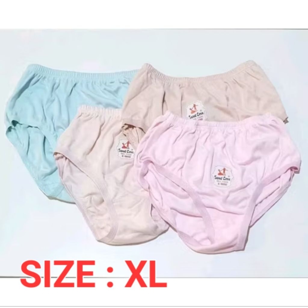 CELANA DALAM WANITA SWEET LOVE, SIZE XL ISI 6 PCS KATUN