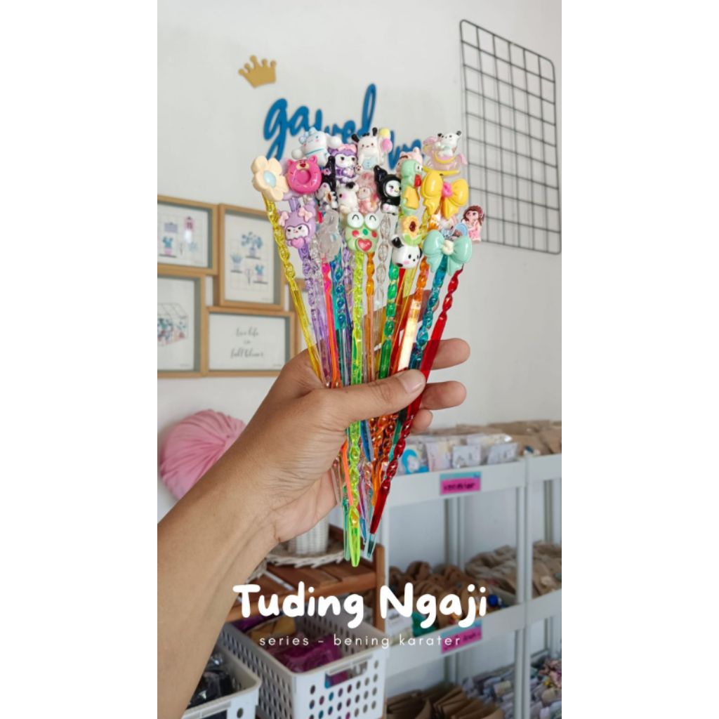 Tuding ngaji anak telunjuk ngaji petunjuk ngaji tuding ngaji karakter lucu petunjuk iqro'