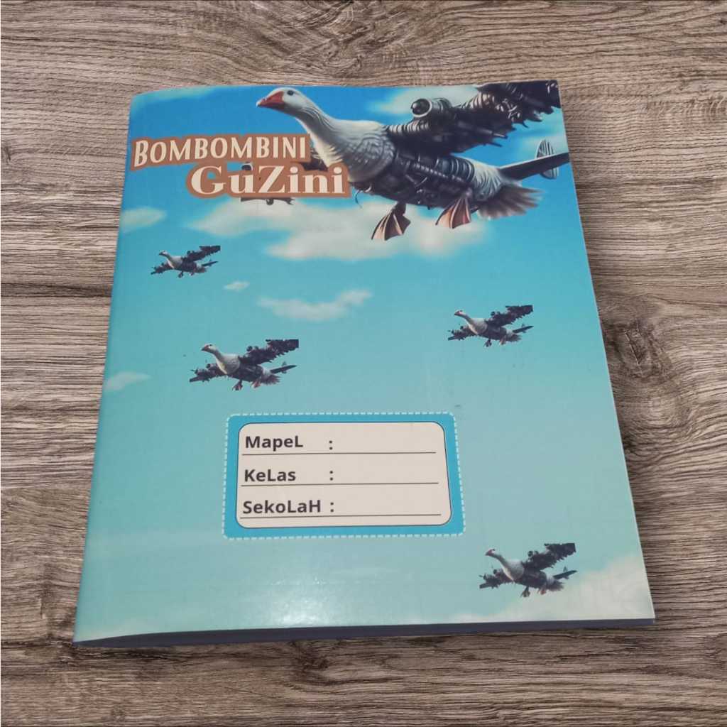

BUKU TULIS TUNG TUNG ANOMALI GENKS F5