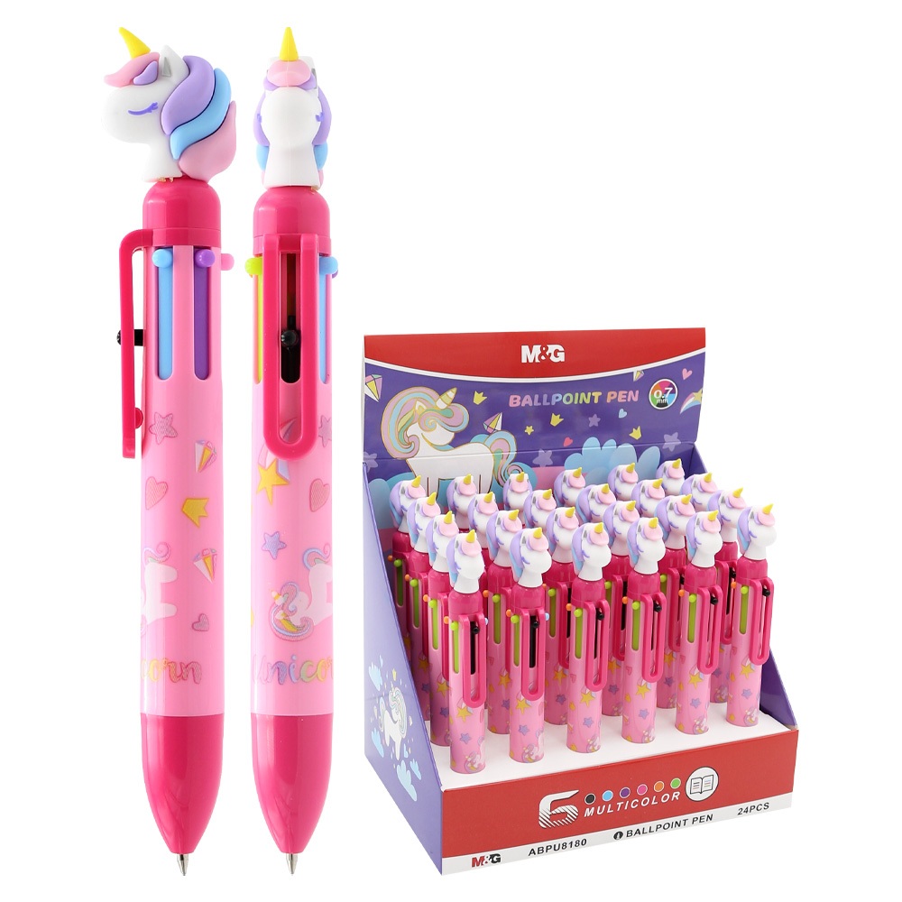 

Ballpen M&G 6 in 1 Unicorn ABPU8180 0.7mm - Alat Tulis Senang