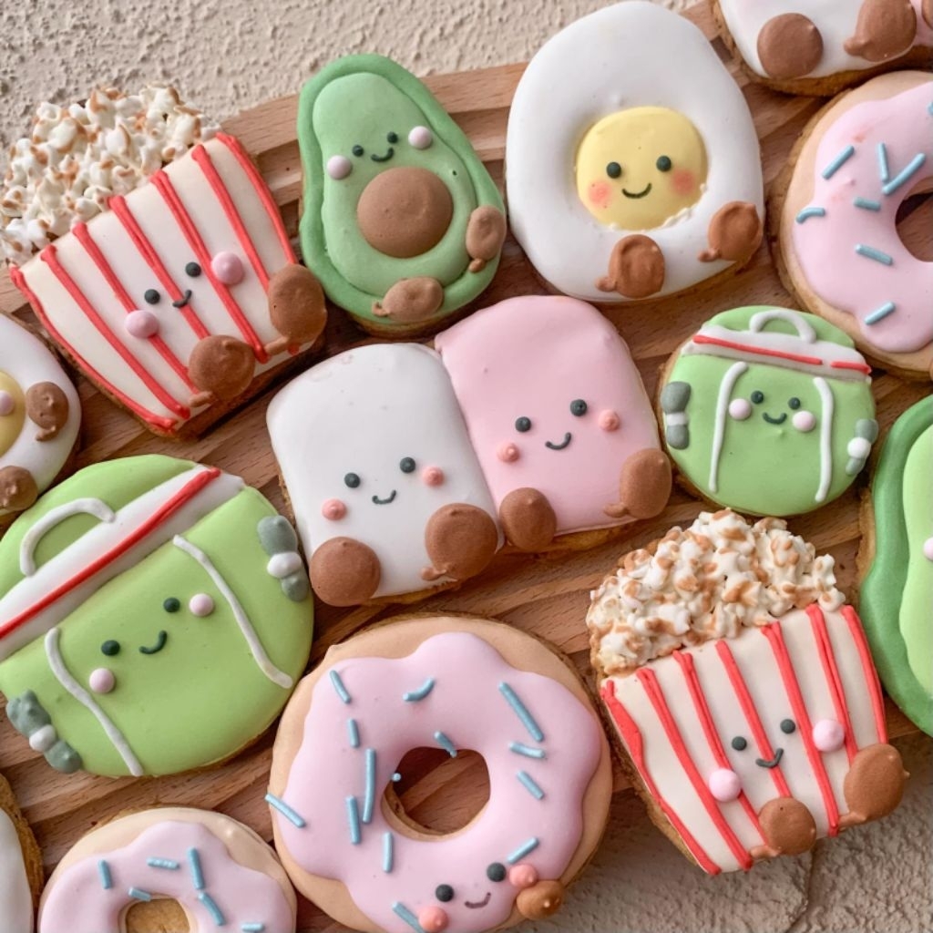 

Jellycat Cookies - sugar cookies artisan icing cookies character kue lucu