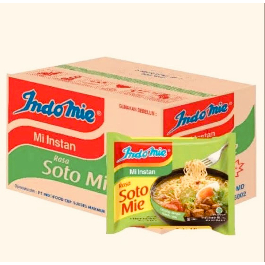 Indomie soto mie dan soto spesial 1 dus 40 pcs