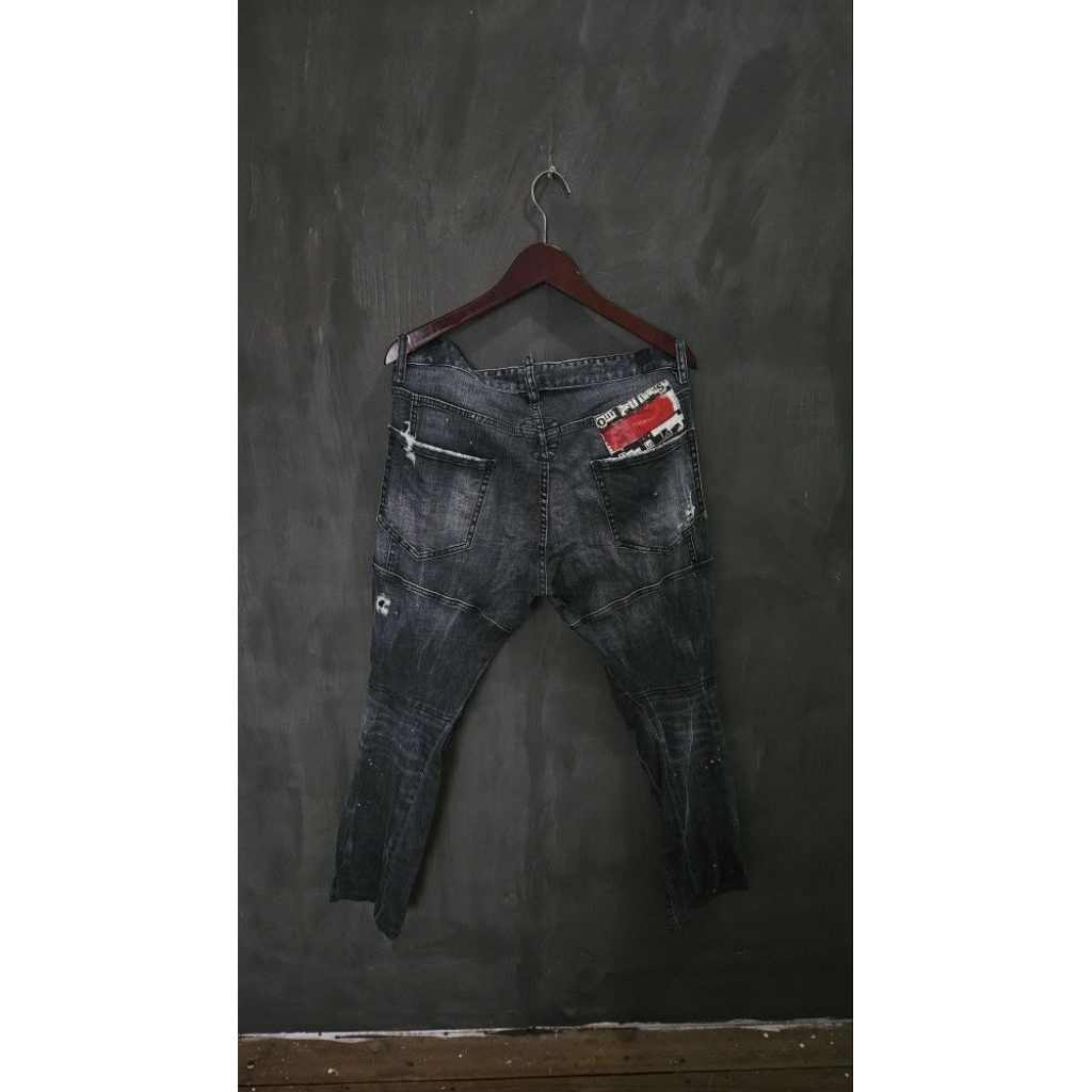 DSQUARED2 Jeans Made in italy black patch