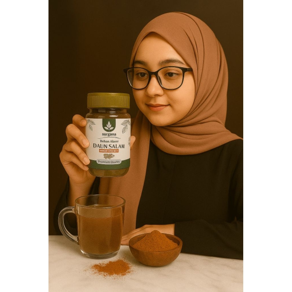 

TERBAIK Daun Salam Bubuk Murni Alami Asli 100%