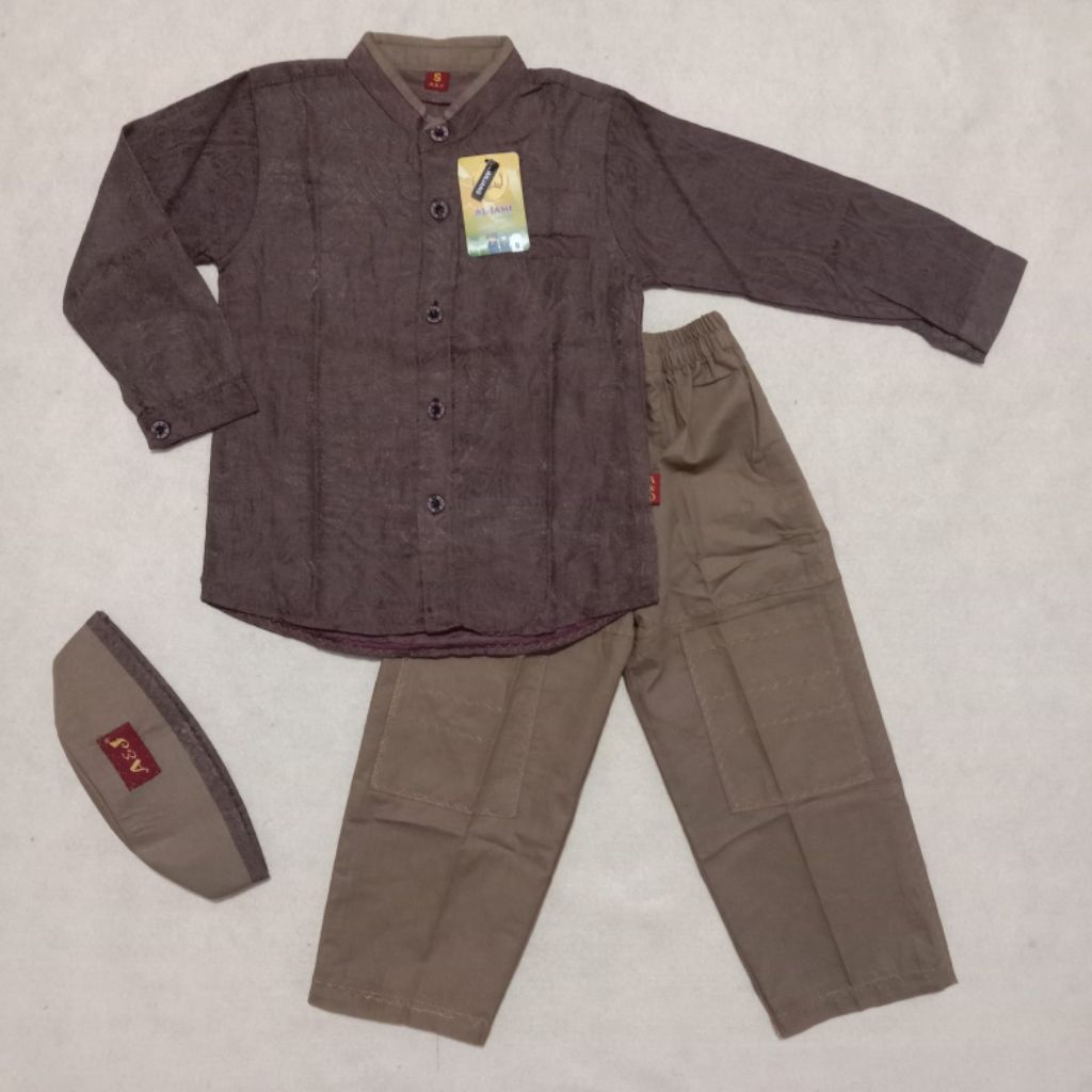 Baju Koko Anak Jaguar A&J Lengan Panjang