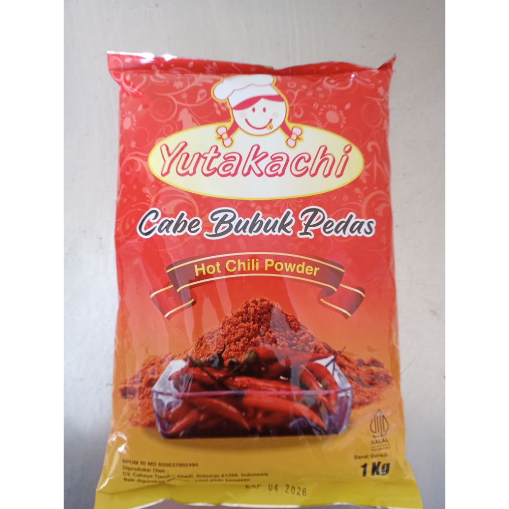 

CABE BUBUK SUPER PEDAS YUTAKACHI Kemasan 1 Kg