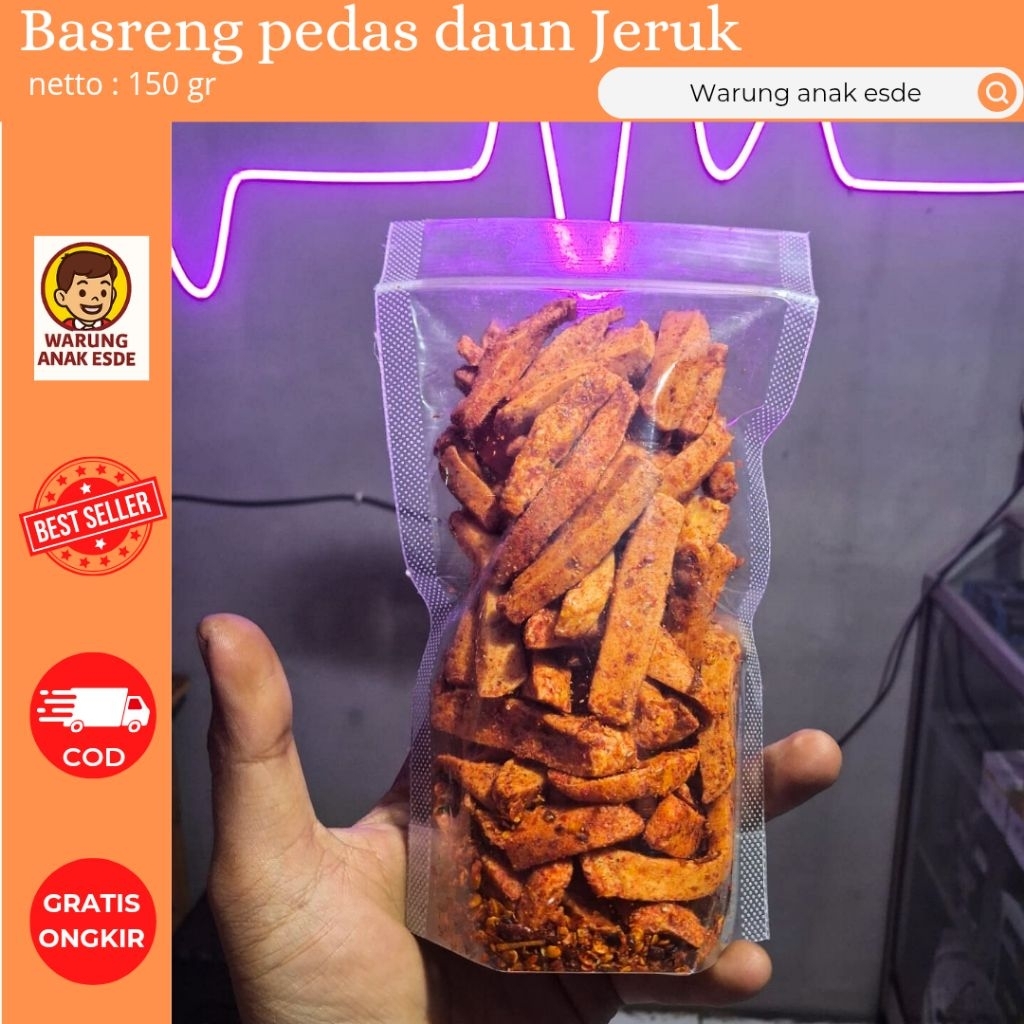 

Basreng pedas daun jeruk