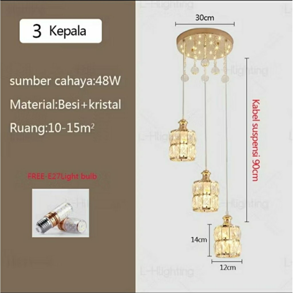 Lampu Gantung / Lampu hias gantung / lampu gantung minimalis / lampu gantung kembang / lampu hias